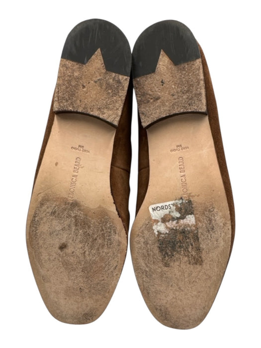 Veronica Beard Shoe Size 9.5 Brown Suede Trim Detail Penny Loafers Brown / 9.5