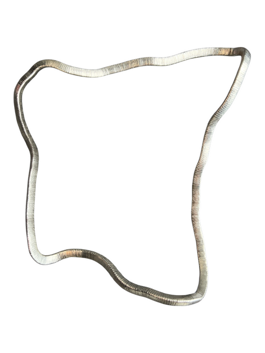 No Brand Silver Metal snake Necklace Silver