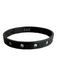 B.Till Steel Black Stainless steel Rhinestone Bangle Stackable Bracelet Black