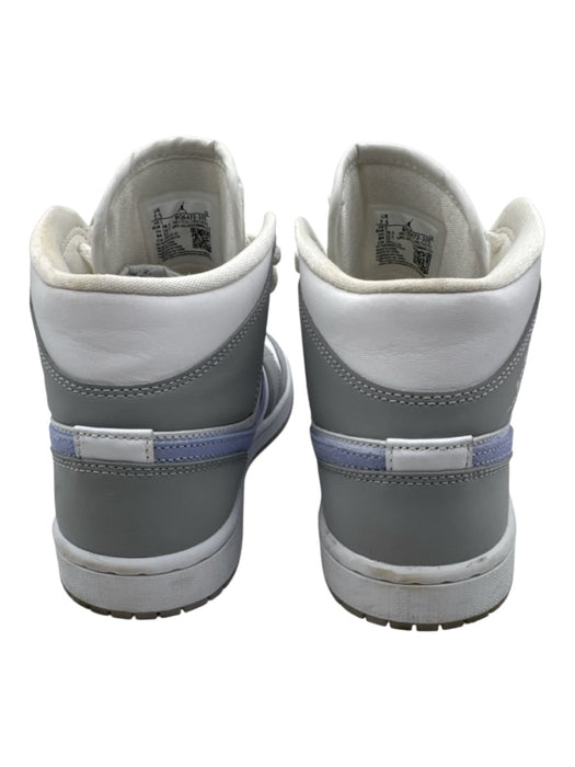 Nike Shoe Size 7.5 White, Gray & Lavendar Leather & Suede Round Toe Sneakers White, Gray & Lavendar / 7.5