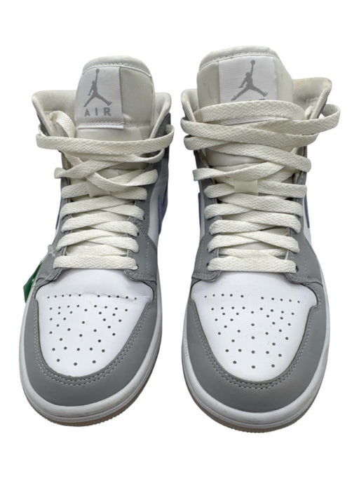 Nike Shoe Size 7.5 White, Gray & Lavendar Leather & Suede Round Toe Sneakers White, Gray & Lavendar / 7.5