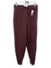Nike Size S Maroon Purple Polyester Blend Mock Neck Half Zip Jogger Pant Set Maroon Purple / S