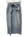 7 For All Mankind Size 27 Light Blue Cotton Chambray Wide Leg Belt Crop Pants Light Blue / 27