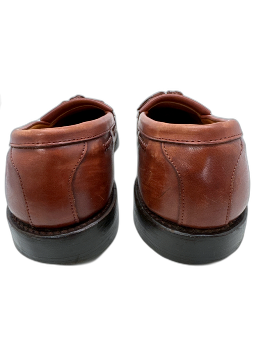 Allen Edmonds Shoe Size 9.5 Brown Leather Solid Tassel loafer Men's Shoes Brown / 9.5