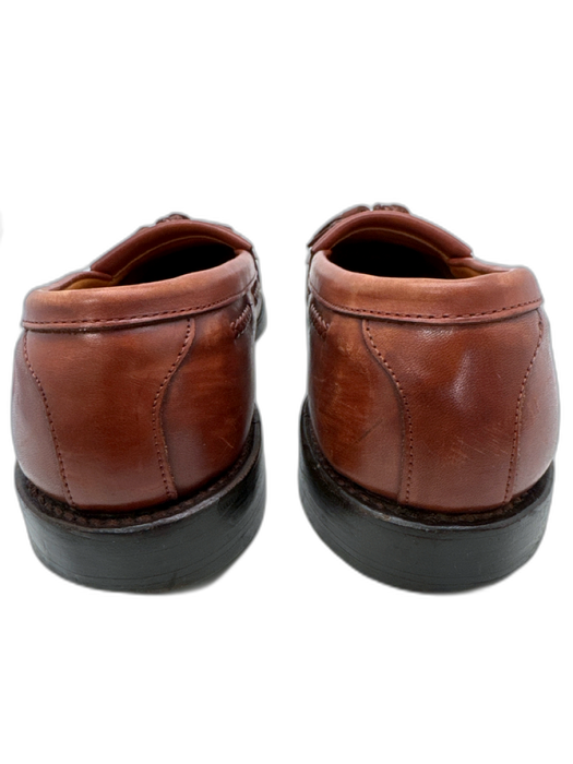 Allen Edmonds Shoe Size 9.5 Brown Leather Solid Tassel loafer Men's Shoes Brown / 9.5