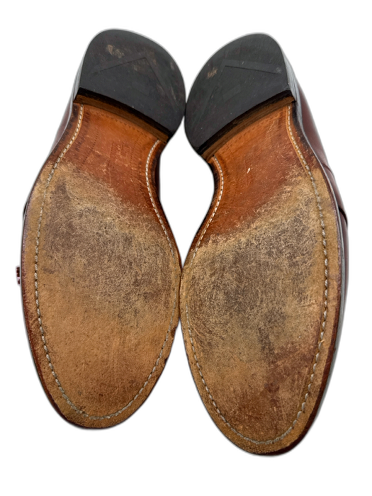 Allen Edmonds Shoe Size 9.5 Brown Leather Solid Tassel loafer Men's Shoes Brown / 9.5