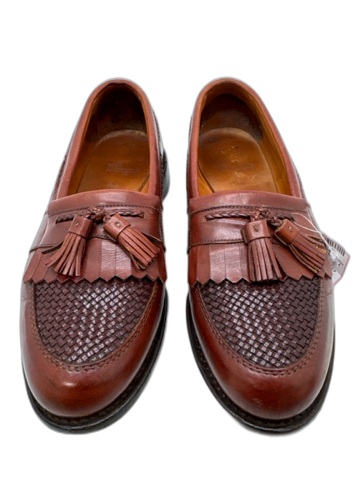 Allen Edmonds Shoe Size 9.5 Brown Leather Solid Tassel loafer Men's Shoes Brown / 9.5