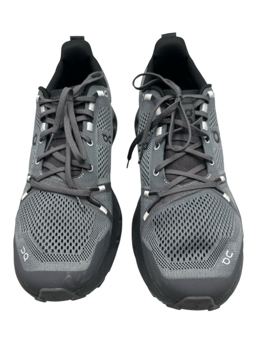 On Cloud Shoe Size 13 Gray Synthetic Solid Sneaker Men's Shoes Gray / 13