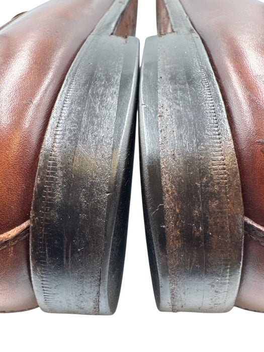 Salvatore Ferragamo Shoe Size 10 Brown Leather Solid Tassel Detail Men's Shoes Brown / 10