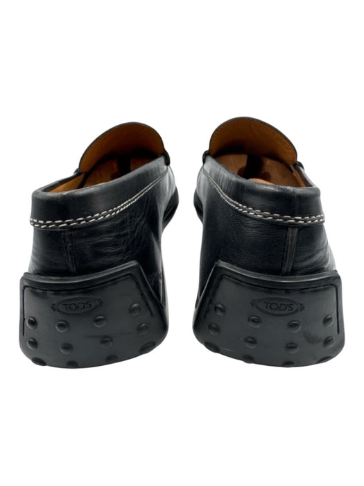 Tods Shoe Size 8.5 Black Leather Solid Loafer Men's Shoes Black / 8.5