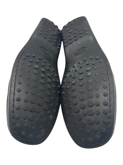 Tods Shoe Size 8.5 Black Leather Solid Loafer Men's Shoes Black / 8.5