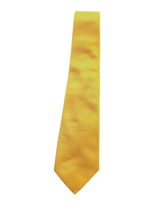Holland & Sherry Yellow Silk Men's Tie Yellow