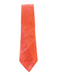 Brioni NWT Orange & Red Silk Solid Men's Tie Orange & Red