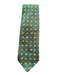 Ferragamo Green & Multi Silk All Over Print Men's Tie Green & Multi