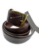 Coach AS IS Brown Leather Solid Men's Belt Brown