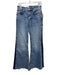Pilcro Size 27 Blue Wash Cotton Blend Zip & Button Whiskering Flare Leg Jeans Blue Wash / 27