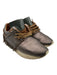 Esse Ut Esse Shoe Size 38 Dark Grey Leather Fringe Detail lace up Metallic Shoes Dark Grey / 38