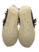 Esse Ut Esse Shoe Size 38 Dark Grey Leather Fringe Detail lace up Metallic Shoes Dark Grey / 38