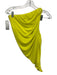 Norma Kamali Size XS Neon Yellow Polyester One Shoulder Top Neon Yellow / XS