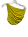 Norma Kamali Size S/36 Yellow Polyester Ruched One Shoulder Asymmetric Top Yellow / S/36