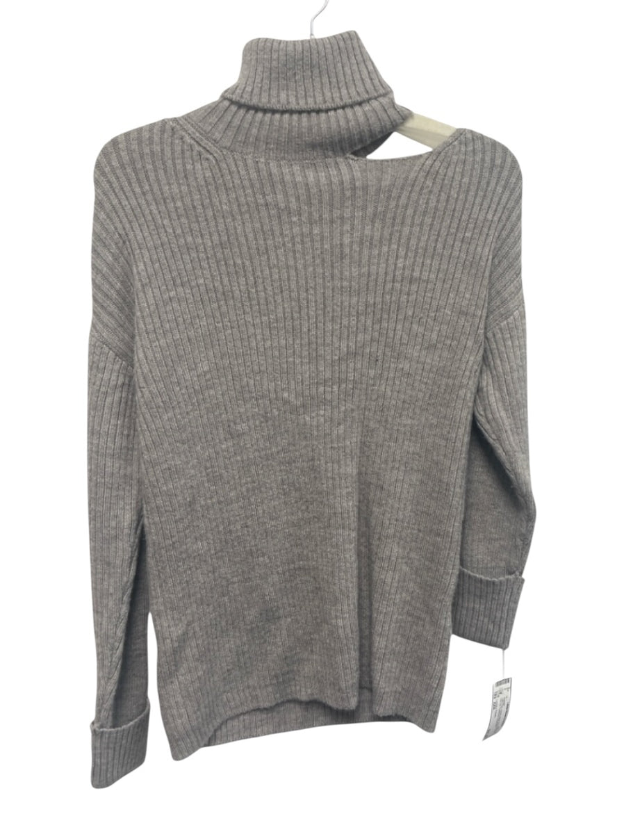 Lovers + Friends Size XXS Light Gray Acrylic, Wool, Nylon Ribbed Cut ...