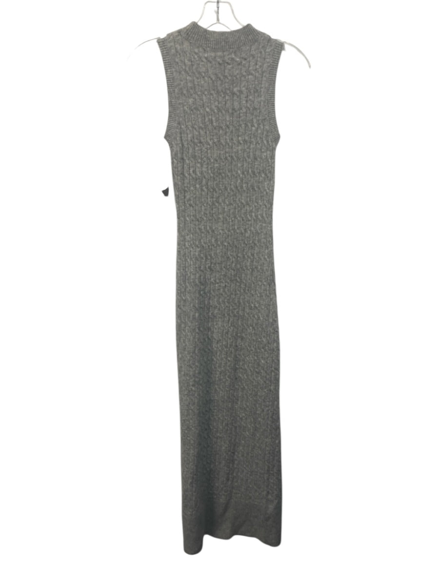 Amanda Uprichard Size S Light Gray Acrylic & Nylon Sleeveless Cable ...