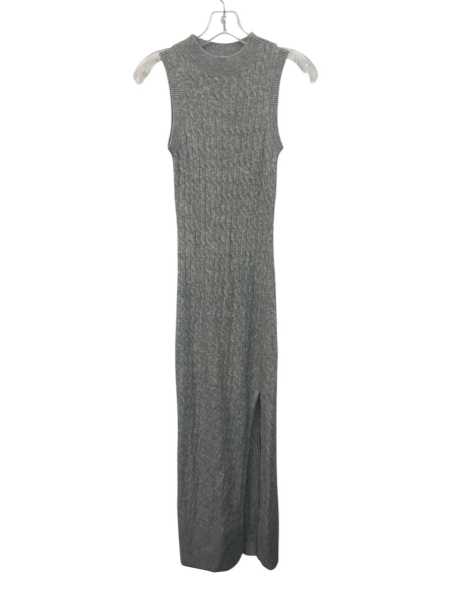 Amanda Uprichard Size S Light Gray Acrylic & Nylon Sleeveless Cable ...