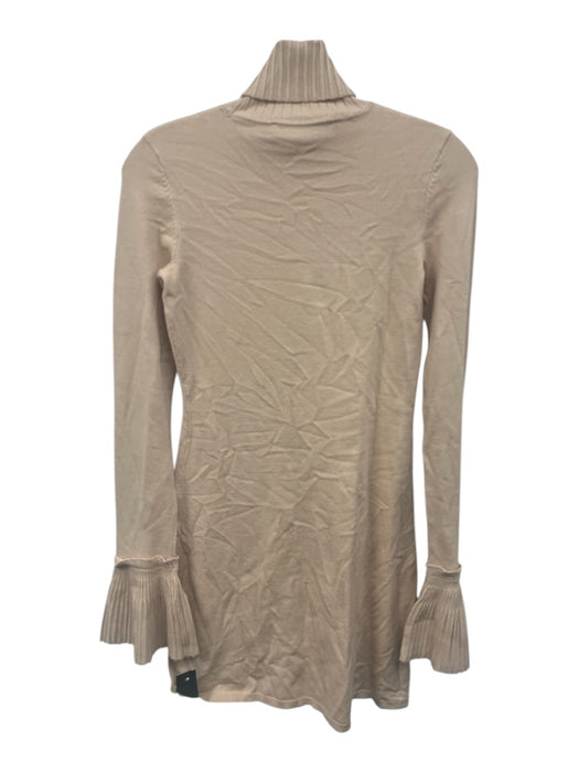 House of Harlow 1960 Size S nude Nylon & Viscose Knit Turtleneck Dress nude / S