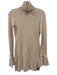 House of Harlow 1960 Size S nude Nylon & Viscose Knit Turtleneck Dress nude / S