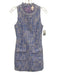5a7 Cinq a Sept Size 0 Lavender Polyester & Acrylic Tweed Sleeveless Dress Lavender / 0