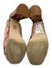 Jeffrey Campbell Shoe Size 6 Pink, Orange, Blue Leather Upper Square Toe Sandals Pink, Orange, Blue / 6