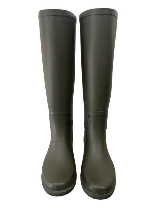 Swims Shoe Size 37 Olive Green Rubber Knee High Round Toe Boots Olive Green / 37