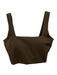 Spanx Size XS Taupe Brown Sleeveless padded Square Neck Bra Taupe Brown / XS