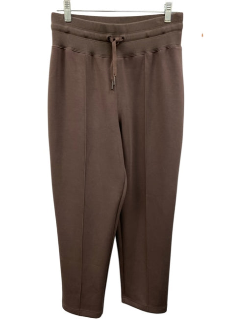 Spanx Size Medium Purple Brown Polyester Blend Elastic Drawstring Waist Pants Purple Brown / Medium