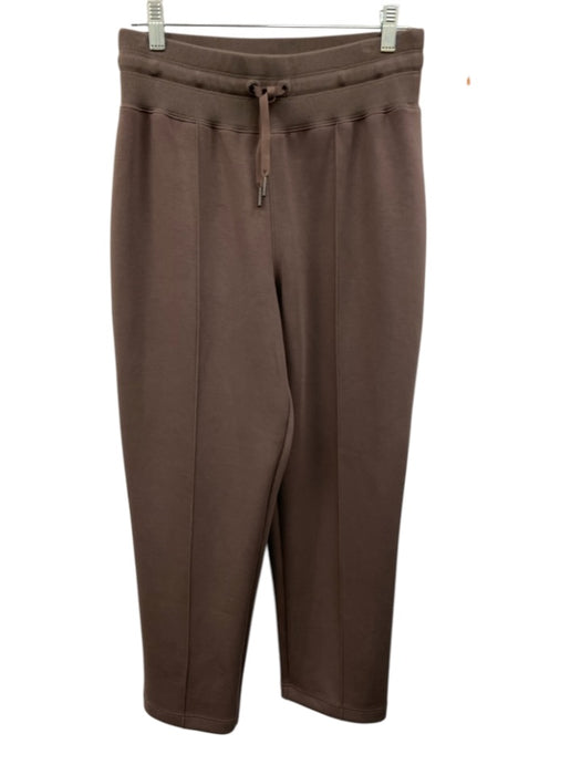 Spanx Size Medium Purple Brown Polyester Blend Elastic Drawstring Waist Pants Purple Brown / Medium