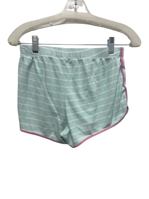 Lake Size XS Pink & Mint Cotton Sleeveless Striped Piping Short Set Pink & Mint / XS
