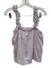 Lake Size XS Lilac Purple Cotton Elastic Waist Swiss Dot Ruffle Pant Set Lilac Purple / XS