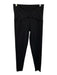Spanx Size Medium Black Nylon Blend Stretch Waist High Rise Full Length Leggings Black / Medium