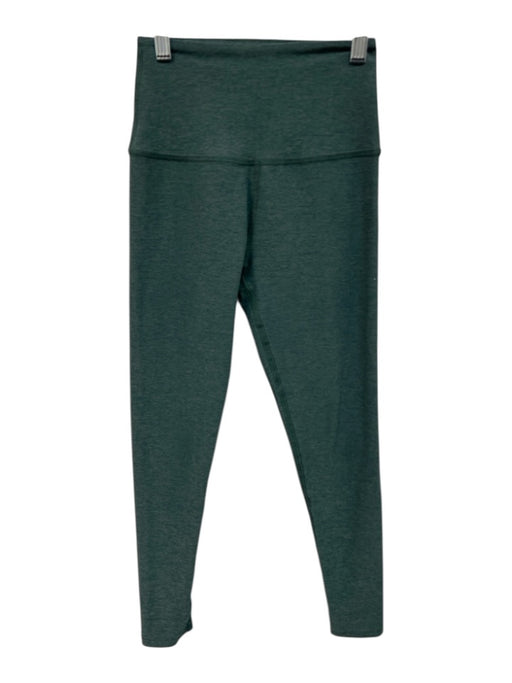 Beyond Yoga Size XS Green Stretch Waist Heathered Full Length Leggings Green / XS