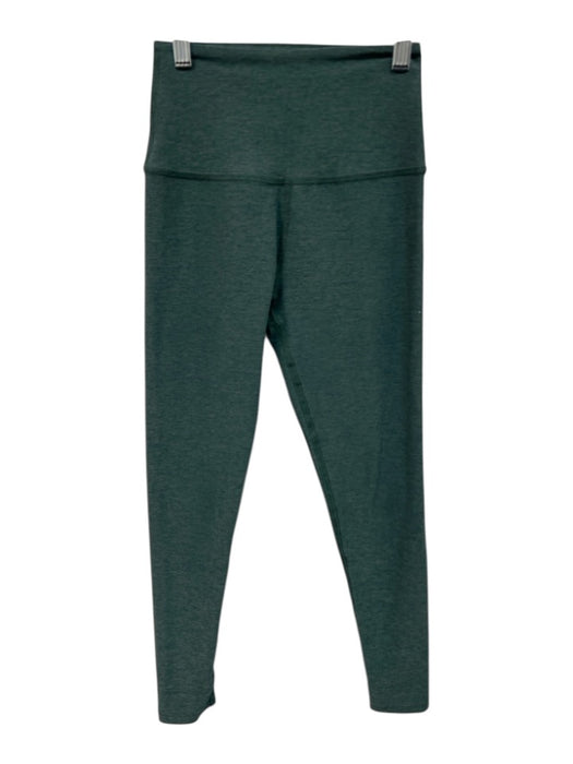 Beyond Yoga Size XS Green Stretch Waist Heathered Full Length Leggings Green / XS