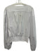 Ramy Brook Size XL White Cotton Long Balloon Sleeve V Neck Pleated Detail Top White / XL