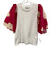 Tanya Taylor Size L White, Pink, Cream Cotton Elastic Waist Drawstring Short Set White, Pink, Cream / L