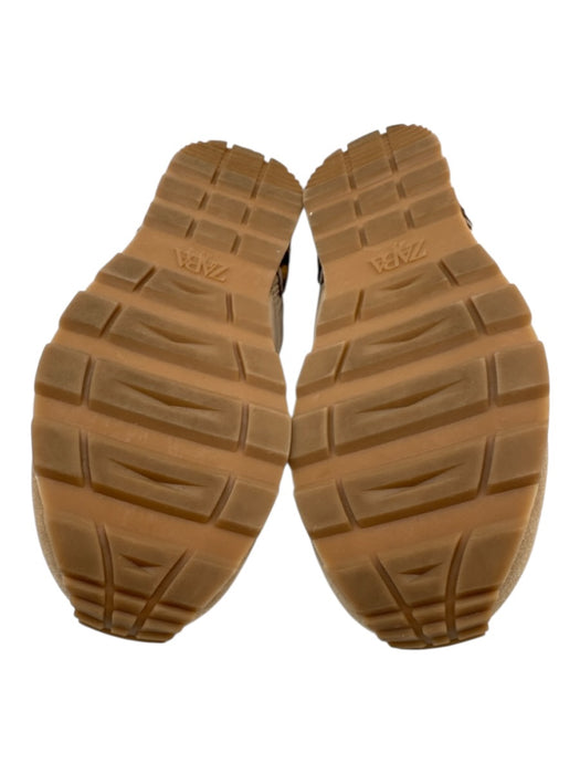 Zara Shoe Size 42 Tan & black Nylon & Suede Laces Low Top Trainer Sneakers Tan & black / 42