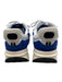 Fila Shoe Size 11 White & Blue Leather & Suede Perforated Color Block Sneakers White & Blue / 11