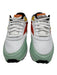 Fila Shoe Size 9.5 Orange, Green, White Nylon & Leather Color Block Sneakers Orange, Green, White / 9.5