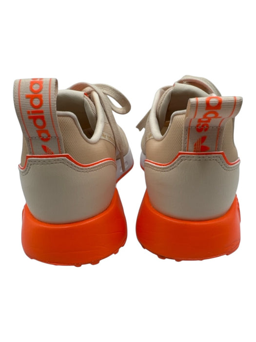 Adidas Shoe Size 9.5 Beige & Orange Nylon Laces Low Top Sneakers Beige & Orange / 9.5