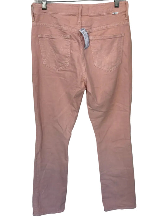 Mother Superior Size 29 Peach Cotton Blend High Waist Bootcut Jeans