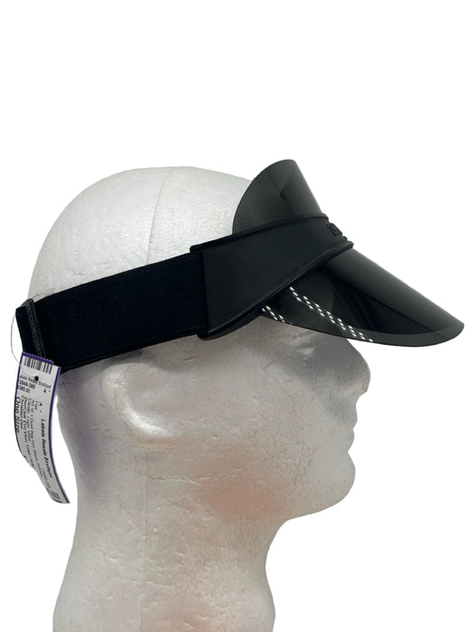 Christian Dior AS IS + Dust Bag Incl Black Rubber Elastic Logo Visor Hat