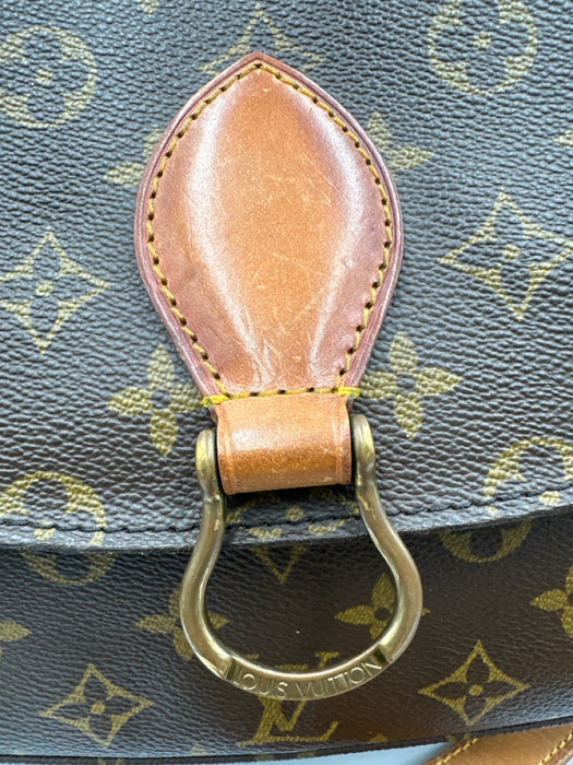 Louis Vuitton Brown Coated Canvas Monogram Flap Top Adjustable Strap Bag
