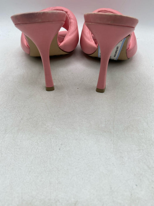 Bottega Veneta Shoe Size 37 Bubblegum Pink Leather Upper Quilted Mule Sandals